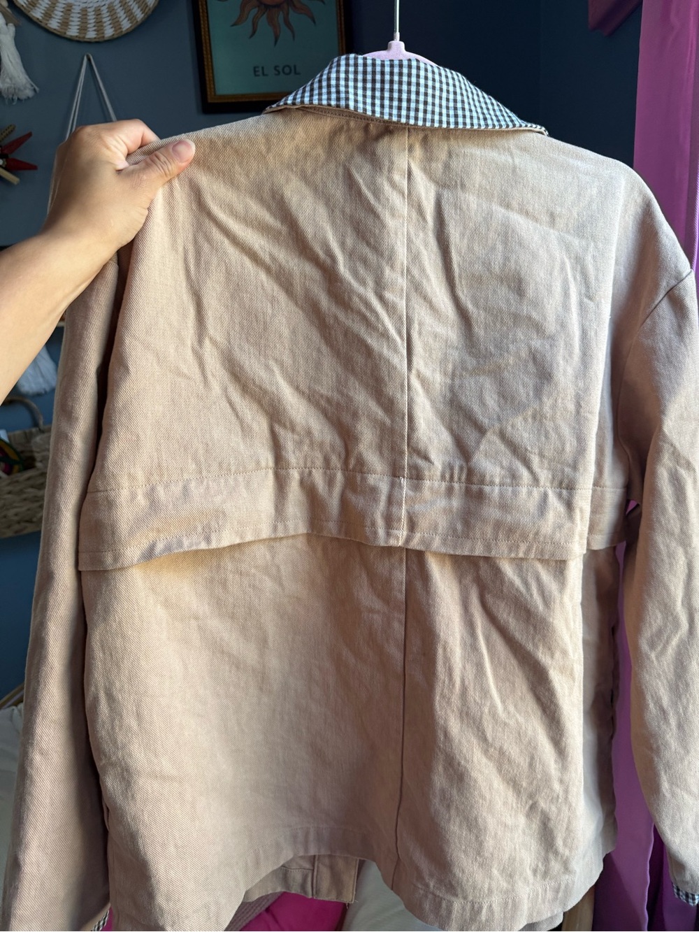 Pink Lily Corduroy Jacket with Button Front - Picture 3 of 4